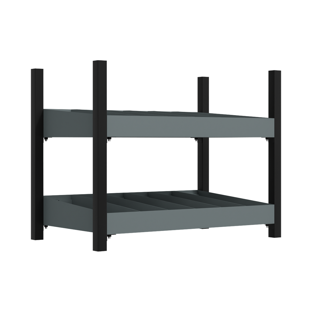 Modular Storage Mid Unit 2 Compartment Shelve 580mm