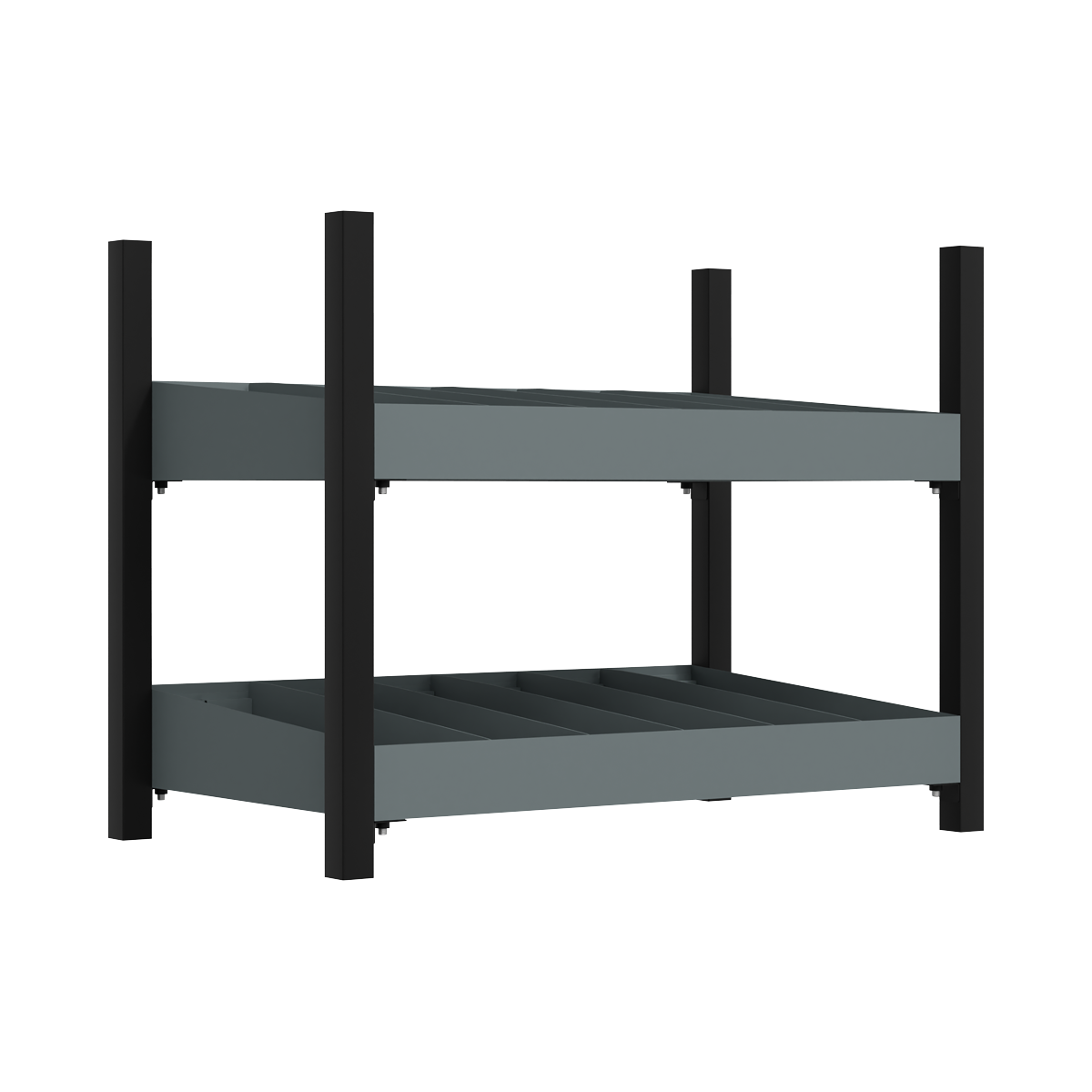 Modular Storage Mid Unit 2 Compartment Shelve 580mm