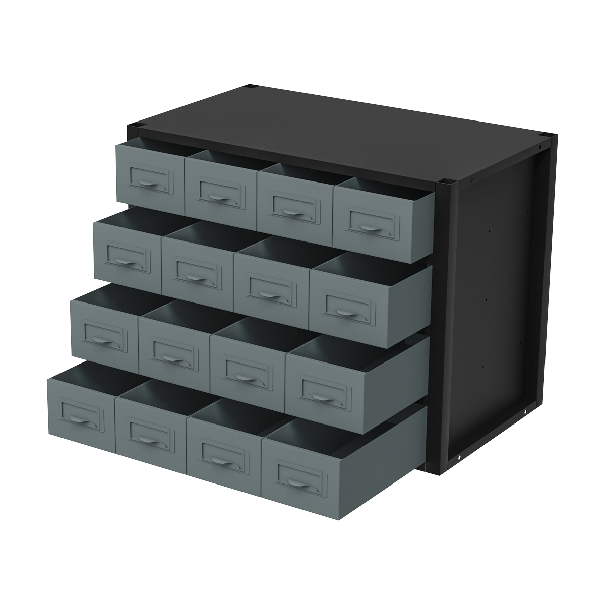 Modular Storage Mid Unit 16 Small Drawers 580mm