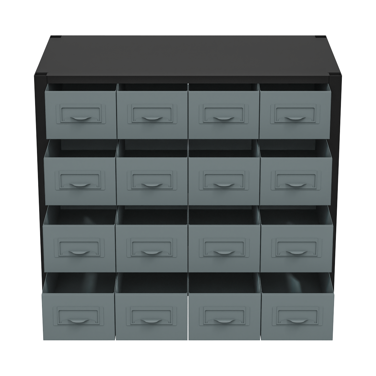 Modular Storage Mid Unit 16 Small Drawers 580mm