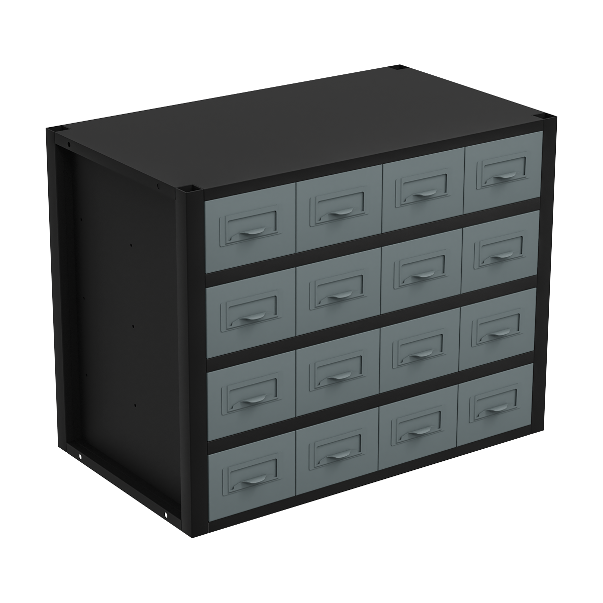 Modular Storage Mid Unit 16 Small Drawers 580mm