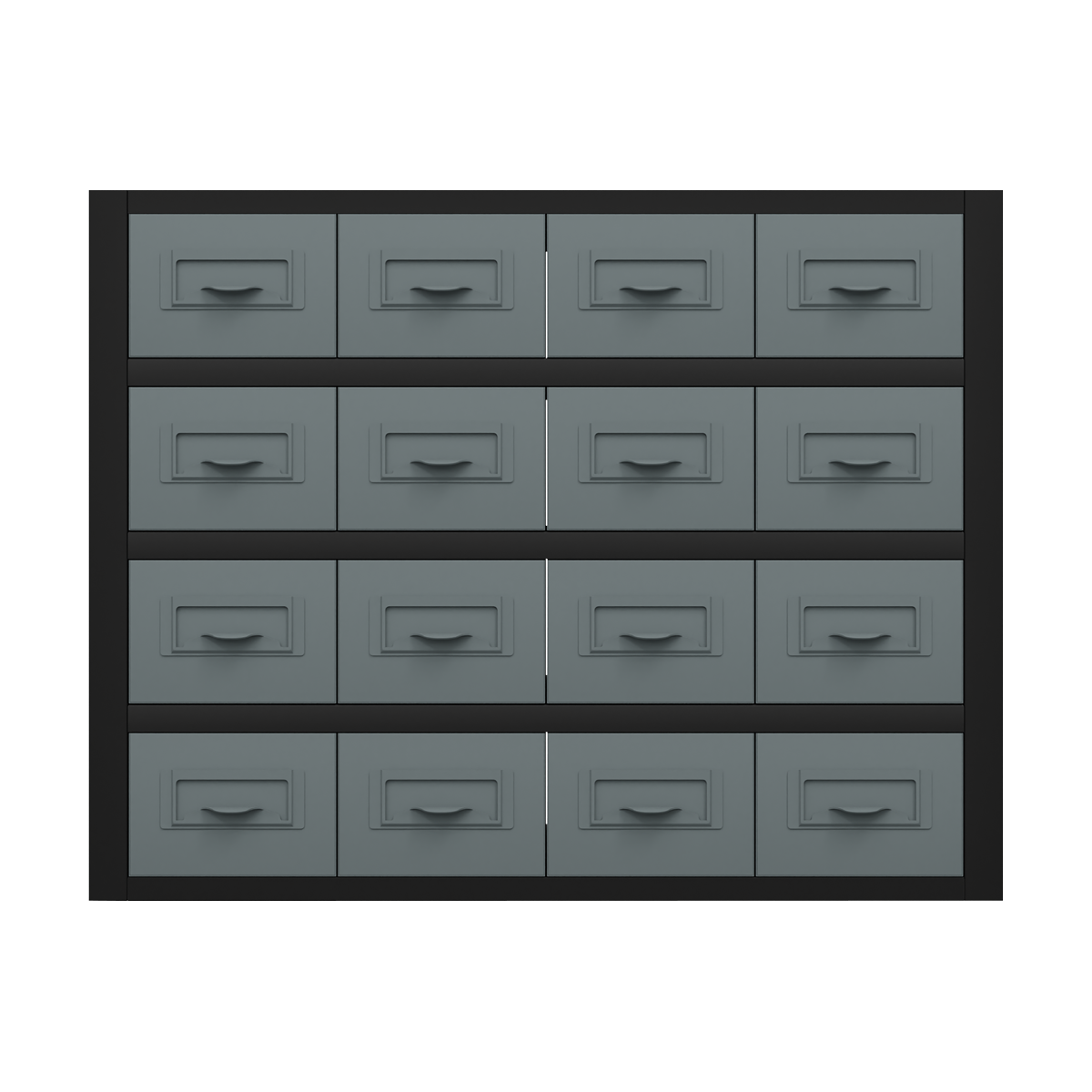 Modular Storage Mid Unit 16 Small Drawers 580mm