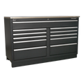 Premier™ Heavy-Duty Modular Floor Cabinet 11 Drawer 1550mm
