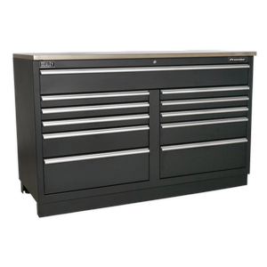 Premier™ Heavy-Duty Modular Floor Cabinet 11 Drawer 1550mm