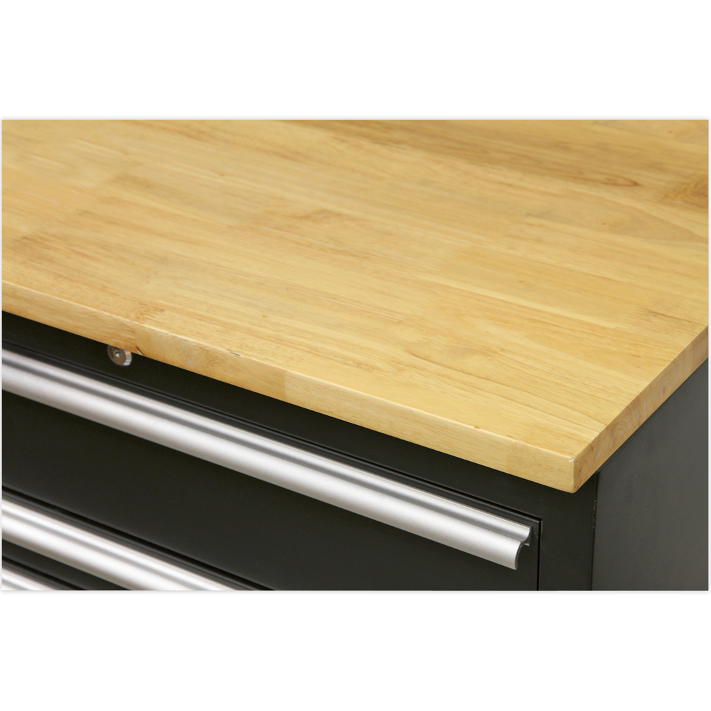 Premier™ Storage System with Hardwood Worktop 3.55m