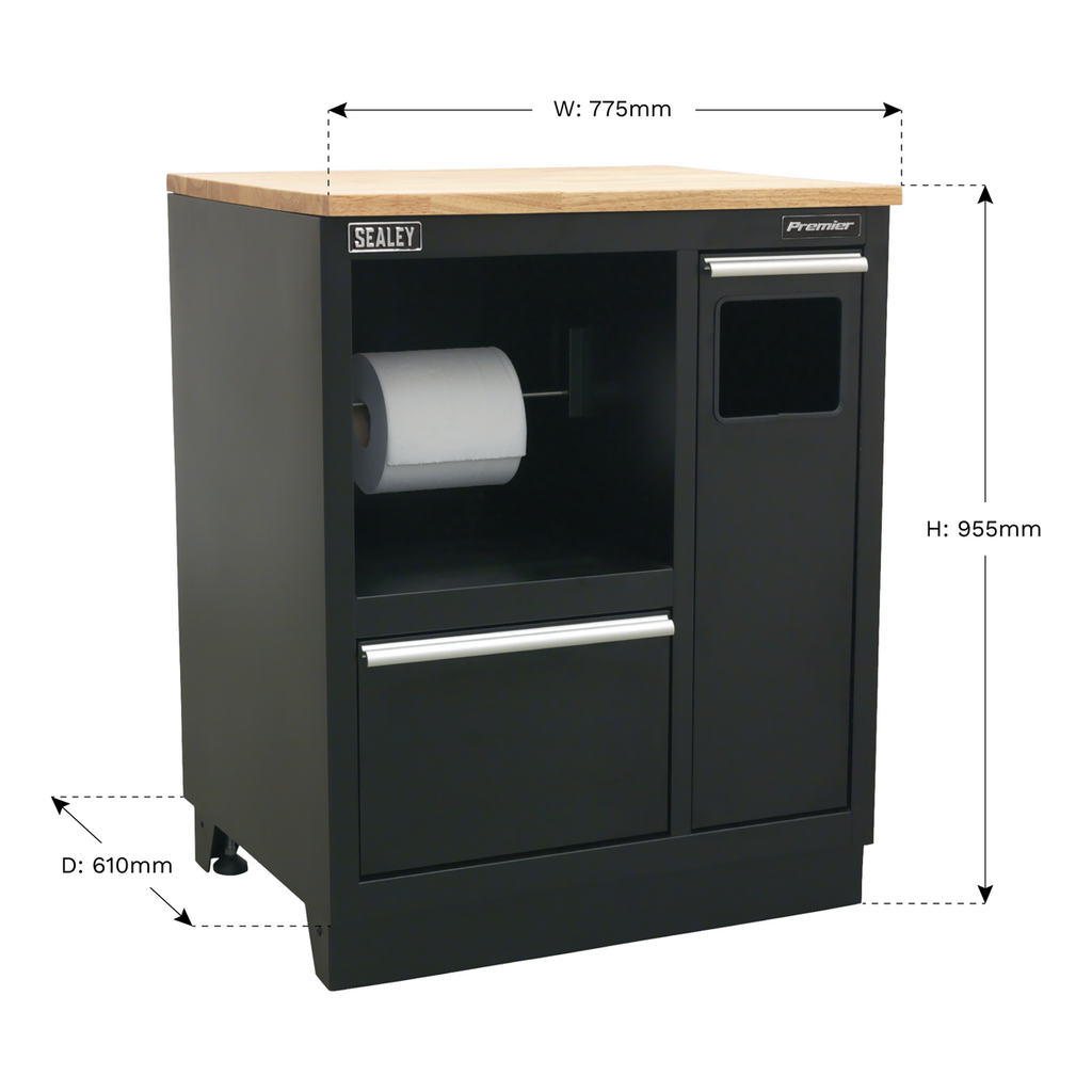 Premier™ Heavy-Duty Modular Multifunction Floor Cabinet 775mm