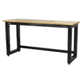 Premier™ Heavy-Duty Steel Adjustable Workbench with Wooden Worktop 1830mm