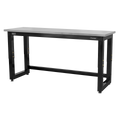 Premier™ Heavy-Duty Steel Adjustable Workbench with Stainless Steel Worktop 1830mm