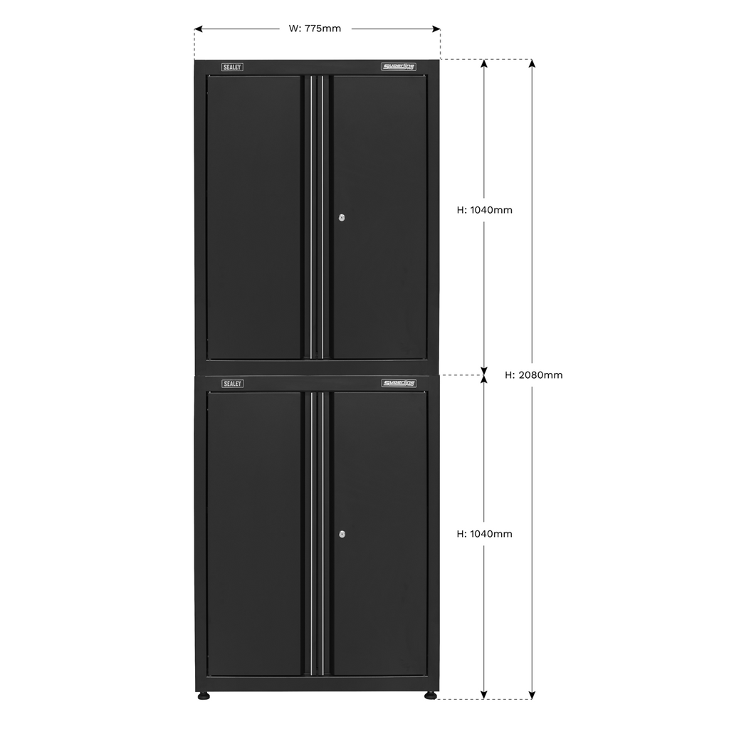 Superline PRO® Rapid-Fit Modular Dual Stacking Cabinets