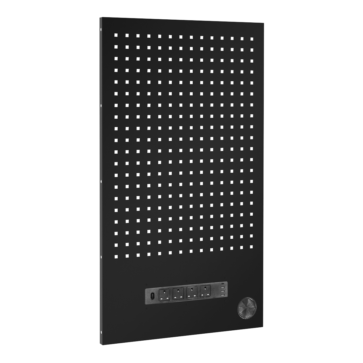 Superline PRO® Black Edition Modular Back Panel with Power Bar 600mm (APMS3BEBP)