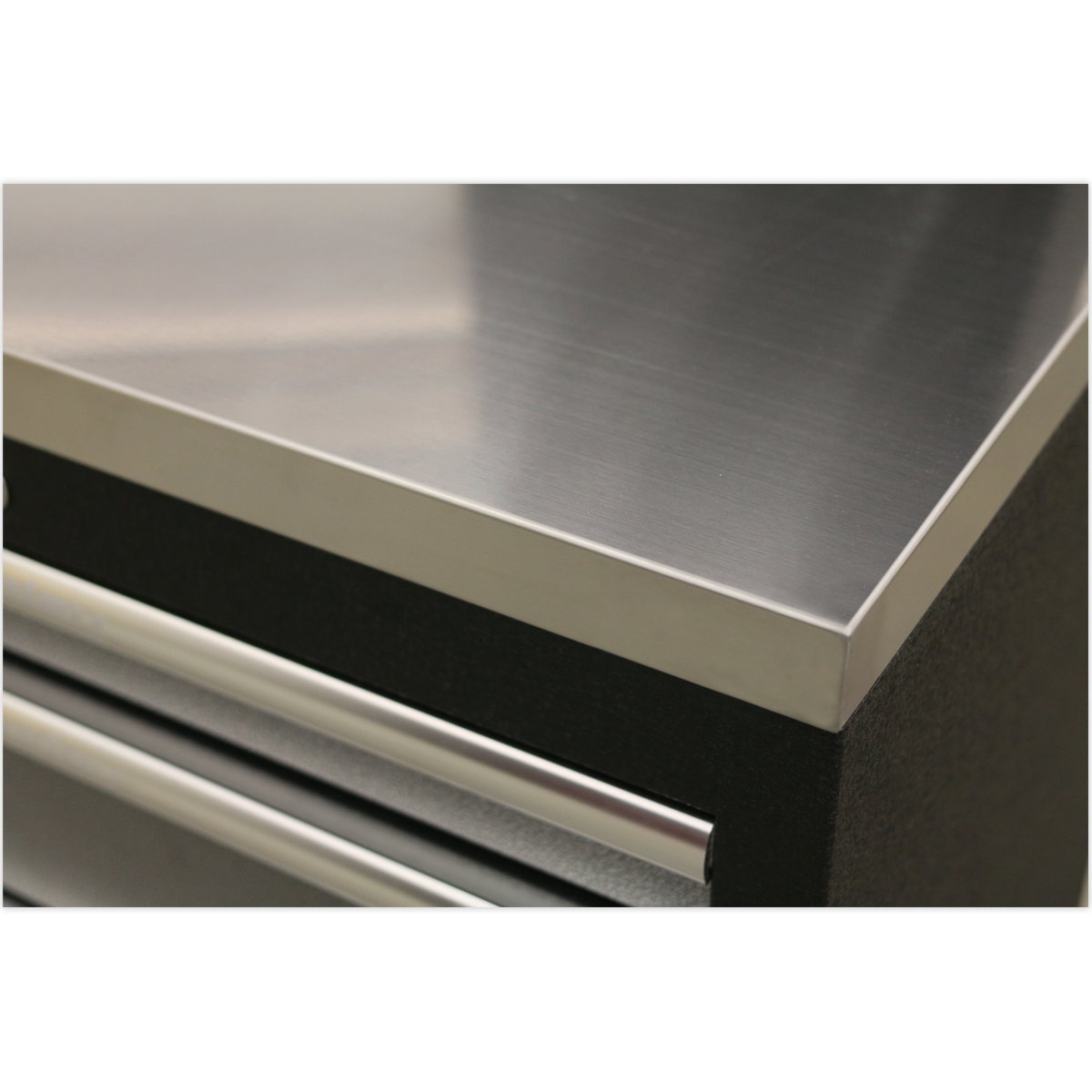 Superline PRO® Modular Storage System Combo with Stainless Steel Worktop