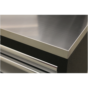 Superline PRO® Modular Storage System Combo with Stainless Steel Worktop