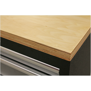 Superline PRO® Storage System with Wood Worktop 1.96m