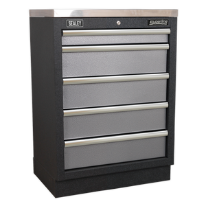 Superline PRO® Storage System with Wood Worktop 1.96m