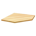 Superline PRO® Pressed Wood Corner Worktop 865mm (APMS60PW)