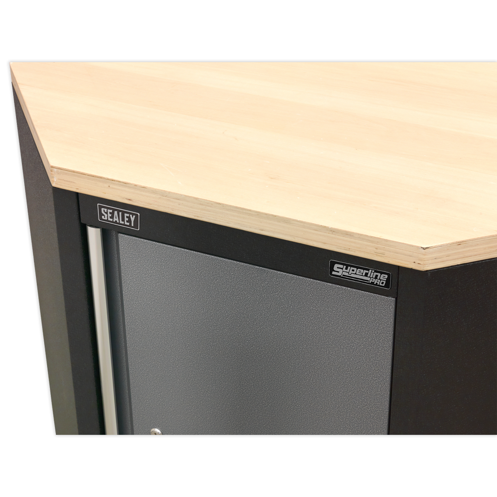 Superline PRO® Pressed Wood Corner Worktop 865mm (APMS60PW)
