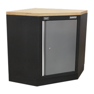 Superline PRO® Corner Storage System with Stainless Worktop 1.55m
