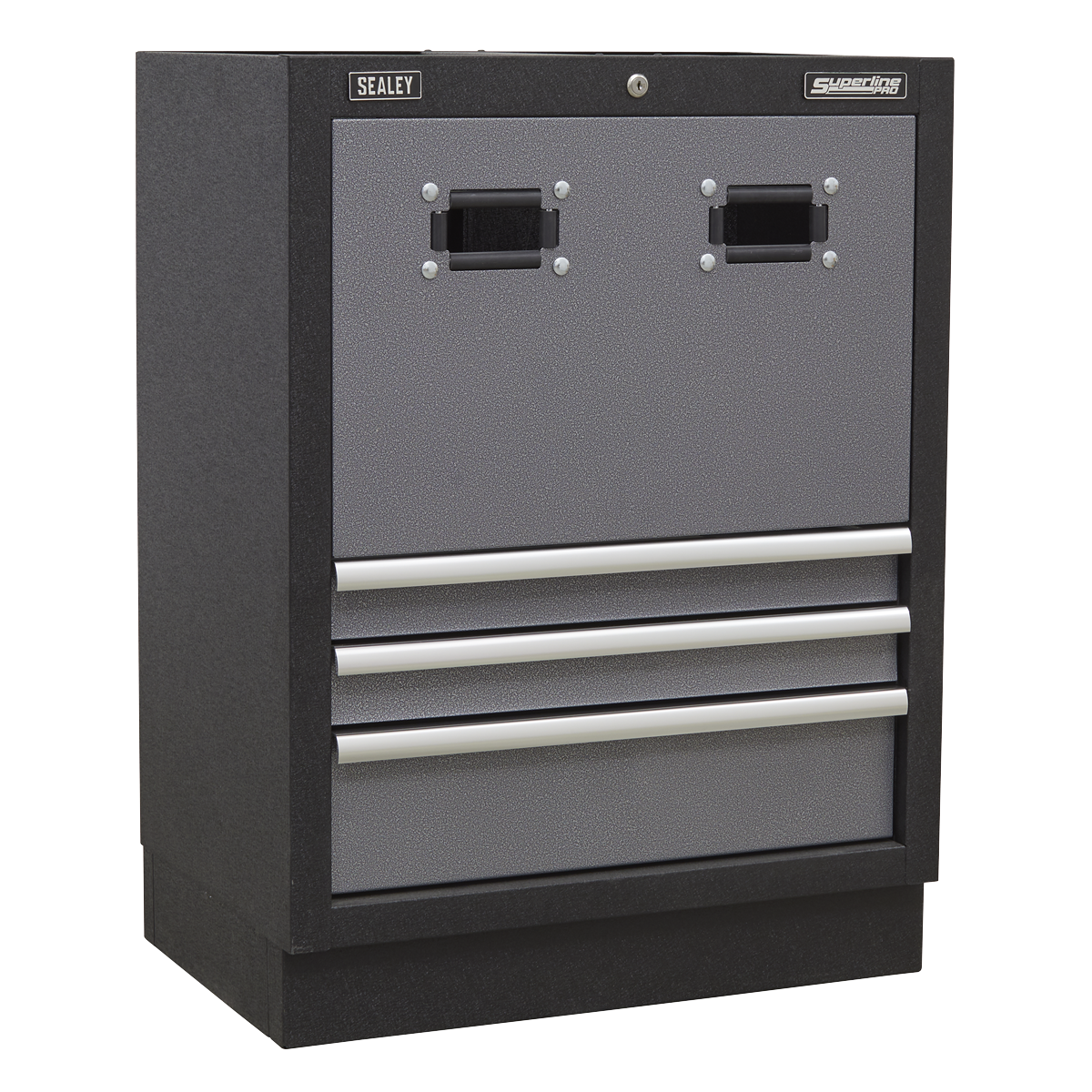 Superline PRO® Modular Storage System Combo with Stainless Steel Worktop