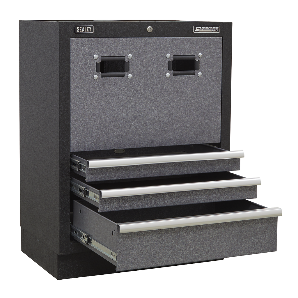 Superline PRO® Modular Reel Cabinet 3 Drawer 680mm