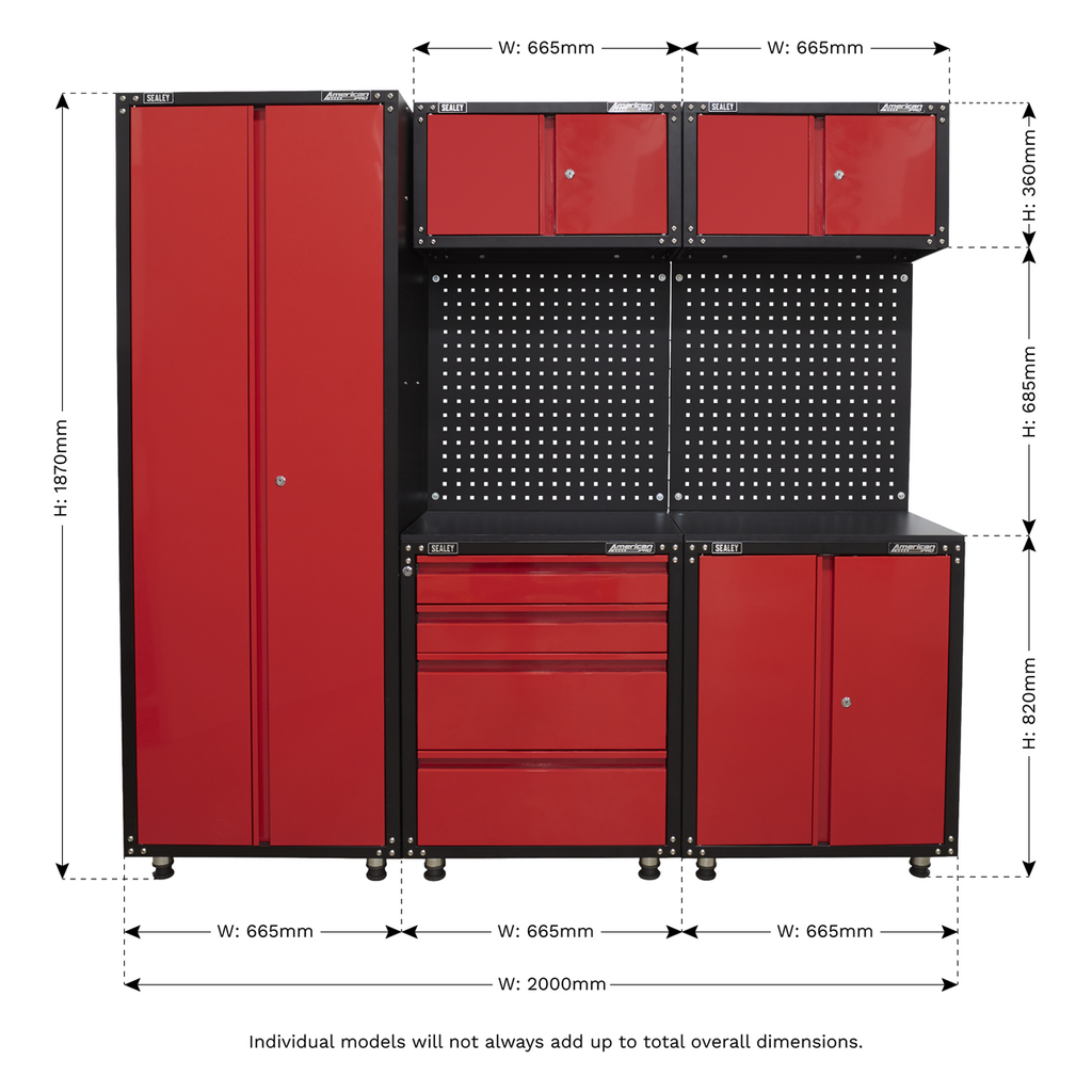 American PRO® Modular Storage System 2.0m