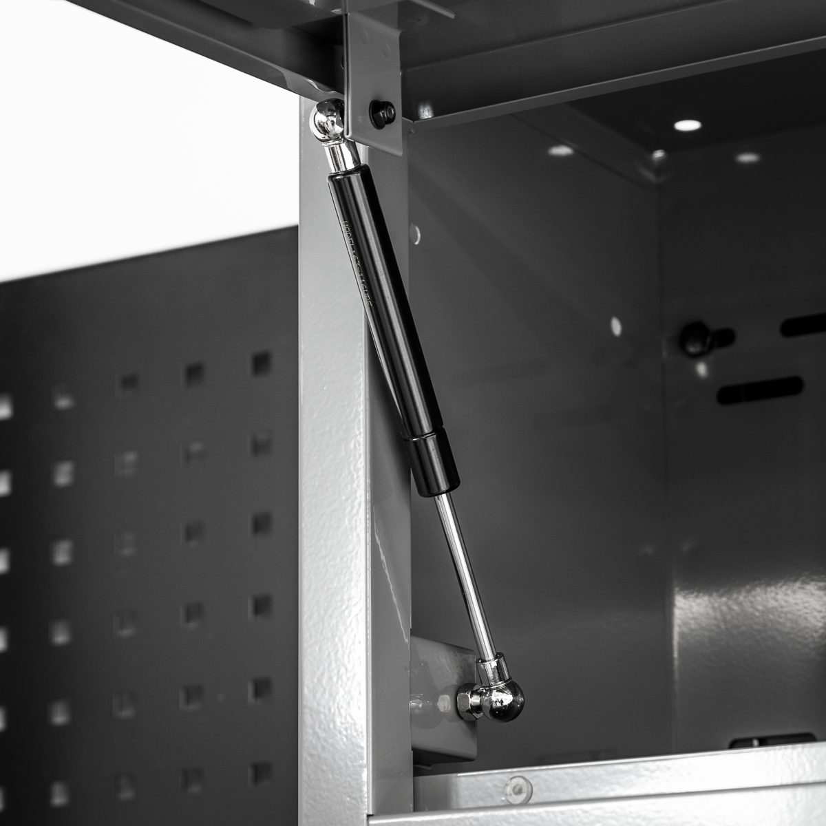 Superline PRO® Black Edition Storage System with Stainless Worktop 3.24m