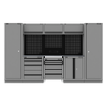 Superline PRO® Black Edition Storage System with Stainless Worktop 3.24m