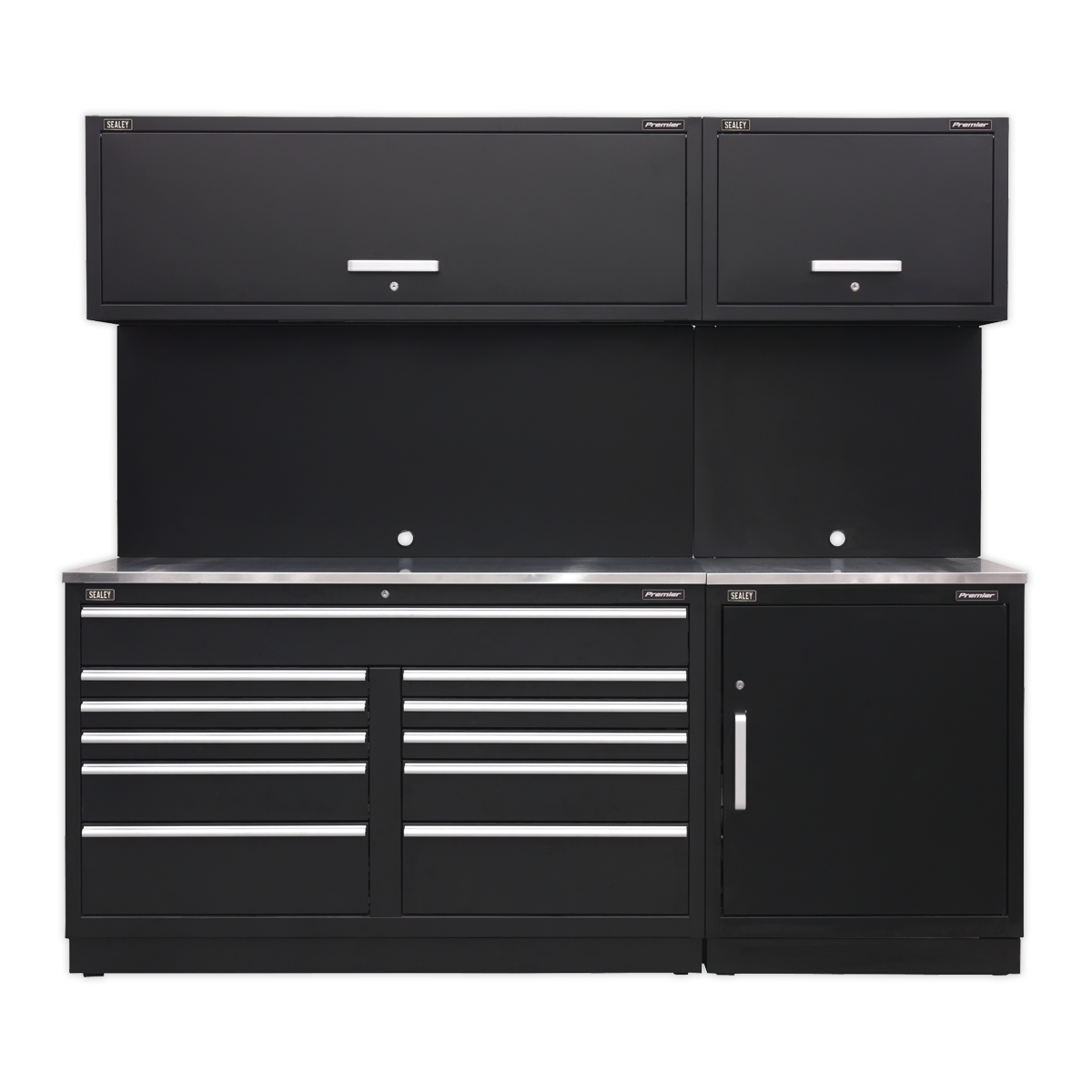 Premier™ Storage System with Stainless Worktop 2.33m