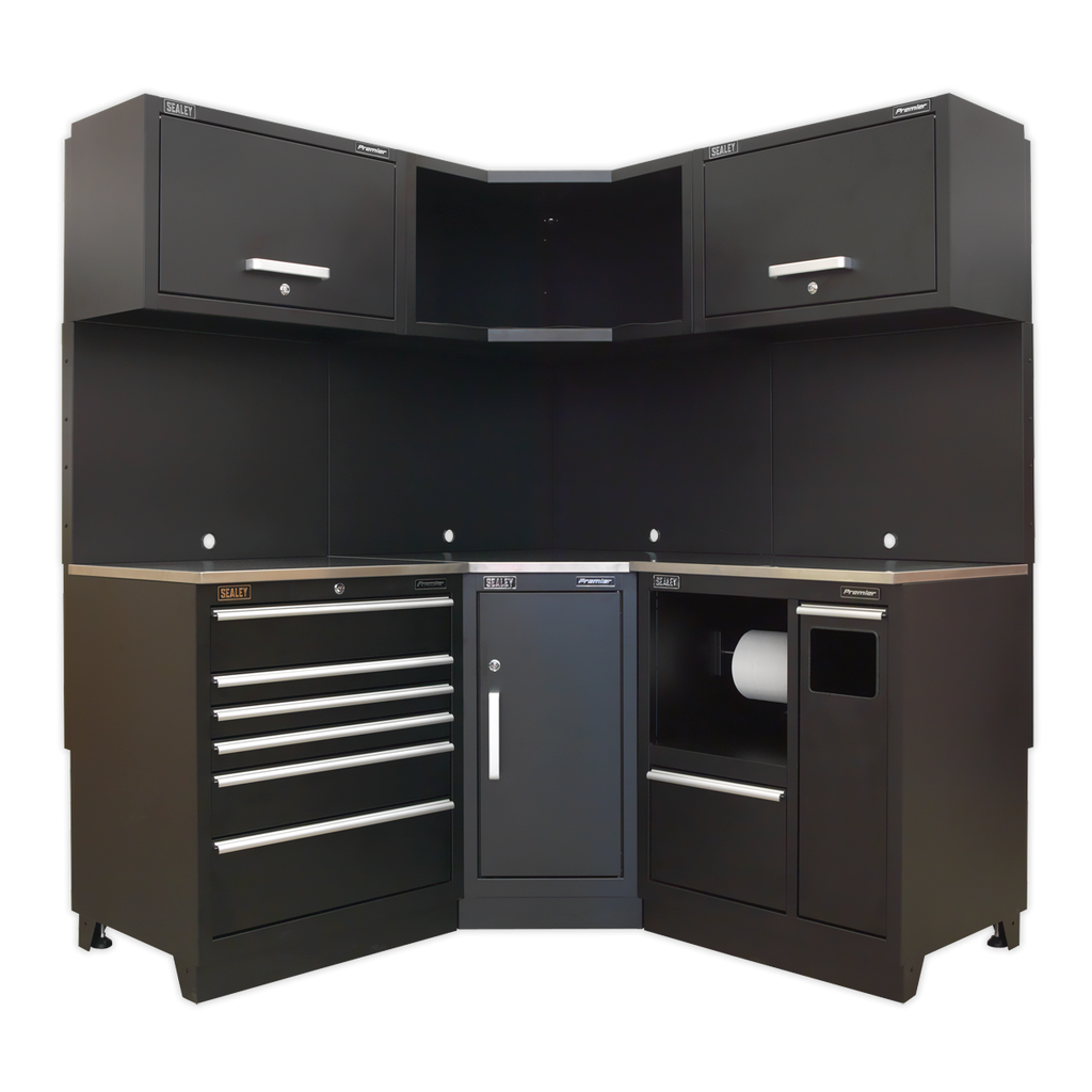 Premier™ Corner Storage System with Stainless Worktop 1.71m