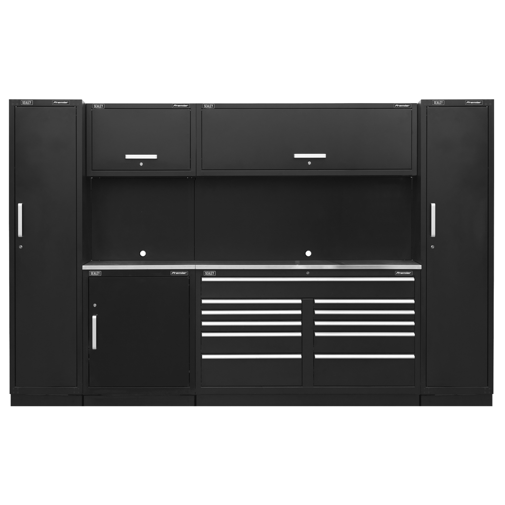 Premier™ Storage System with Stainless Worktop 3.55m