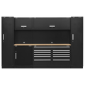 Premier™ Storage System with Hardwood Worktop 3.55m