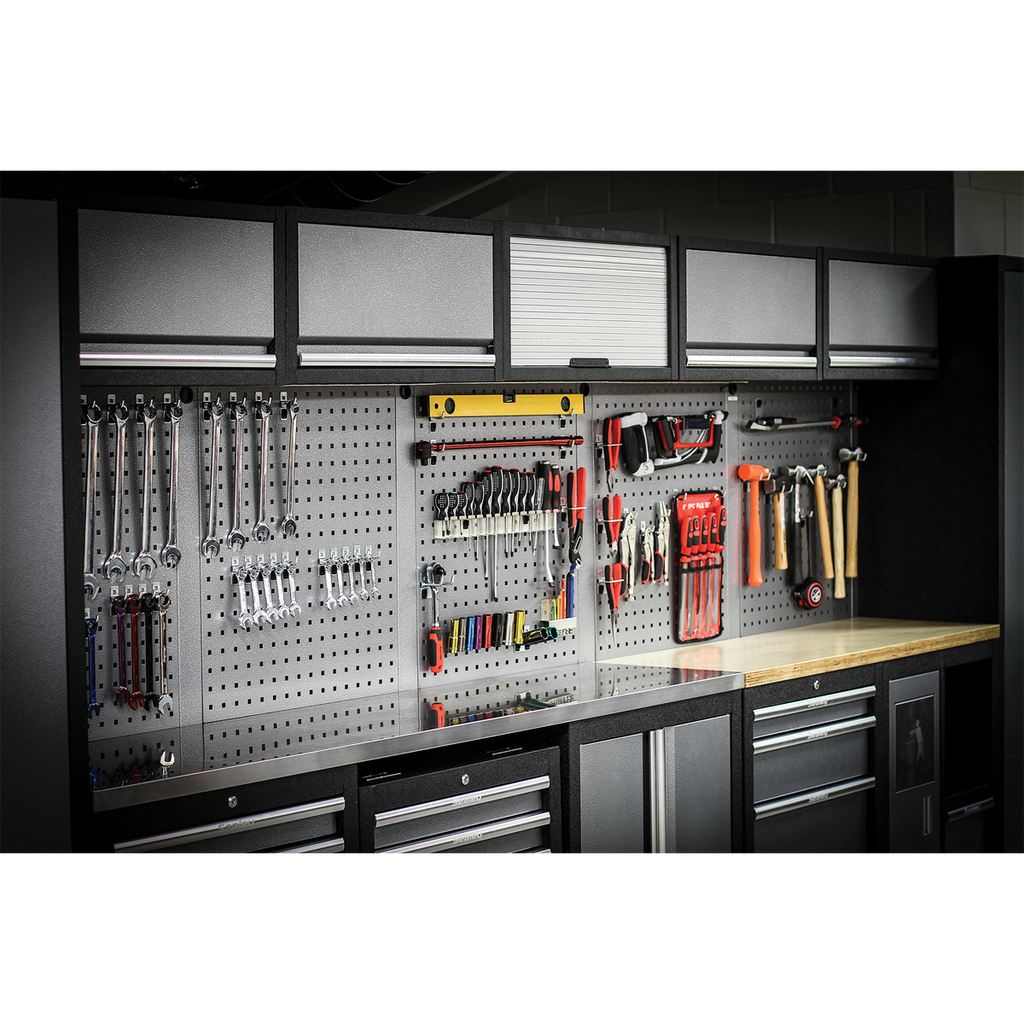Superline PRO® Storage System with Wood Worktop 4.92m