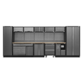 Superline PRO® Storage System with Pressed Wood Worktop 4.92m
