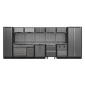 Superline PRO® Storage System with Stainless Steel Worktop 4.92m