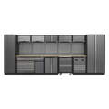 Superline PRO® Storage System with Pressed Wood Worktop 4.92m