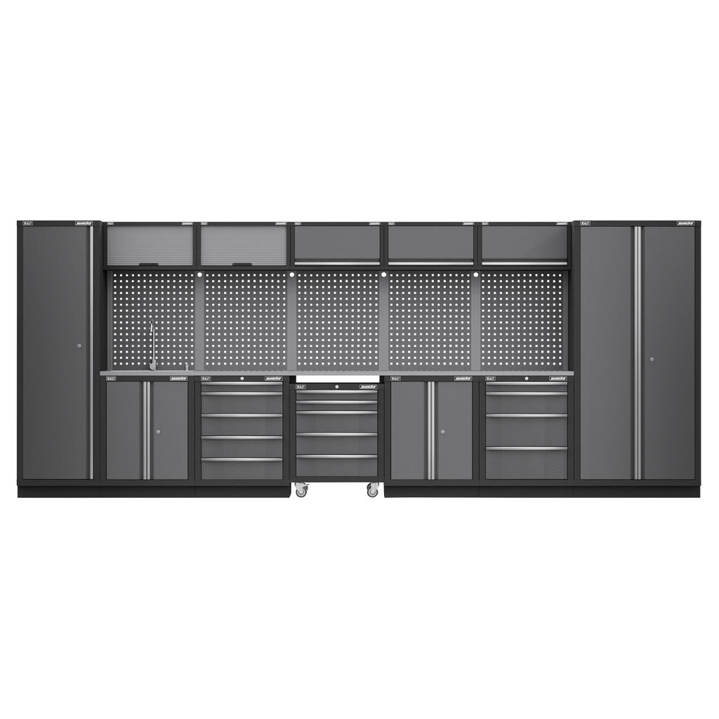 Superline PRO® Storage System with Stainless Worktop 4.92m
