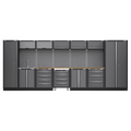 Superline PRO® Storage System with Pressed Wood Worktop 4.92m