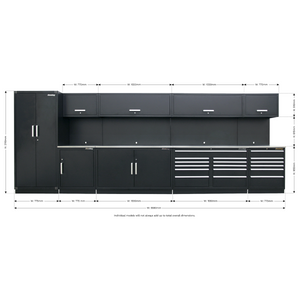 Premier™ Storage System with Stainless Worktop 5.58m