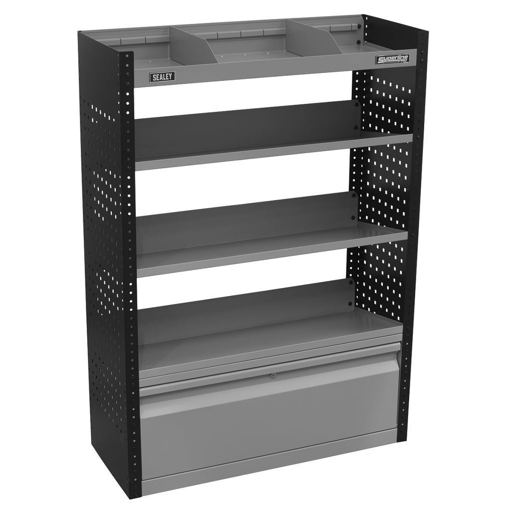 Superline PRO® Modular Slanted Shelf Van Storage System
