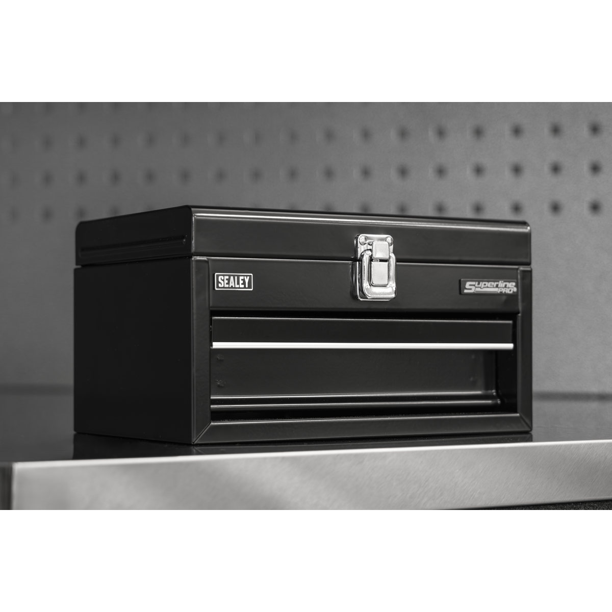 Superline PRO® Mini Toolbox with Drawer, Black (APMTB2)
