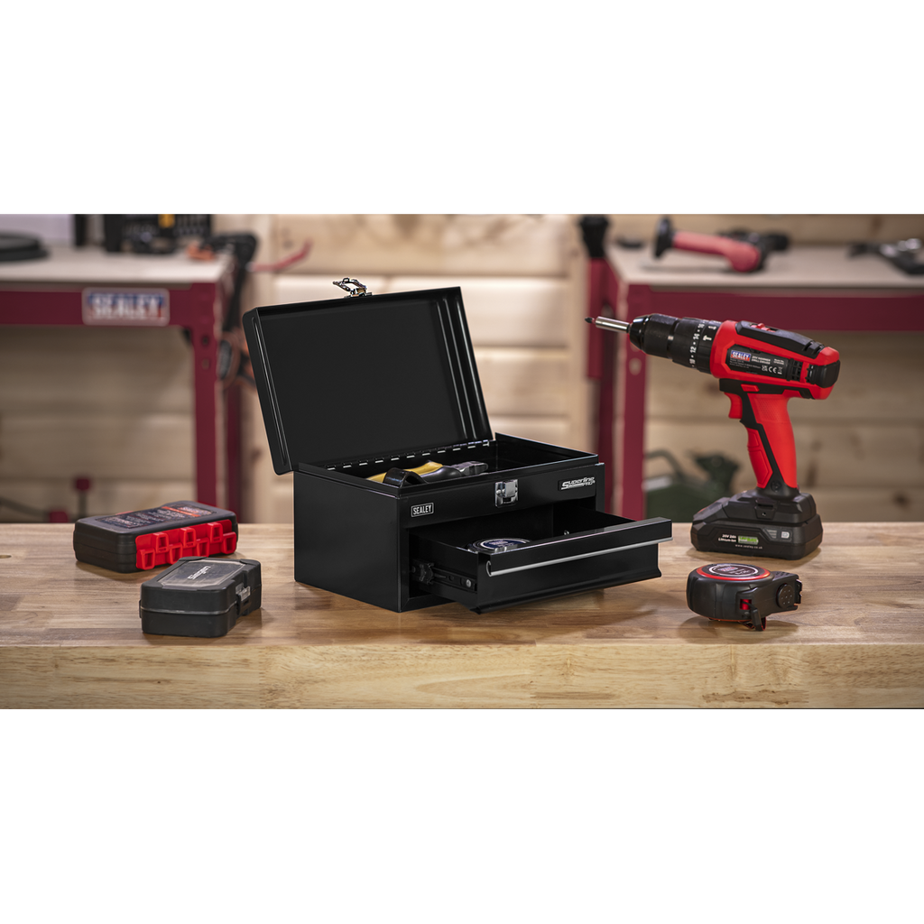 Superline PRO® Mini Toolbox with Drawer, Black (APMTB2)