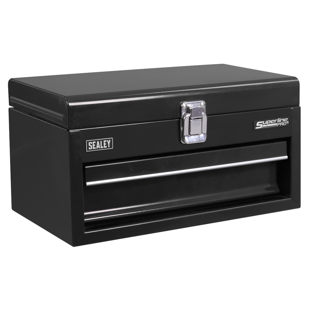 Superline PRO® Mini Toolbox with Drawer, Black (APMTB2)