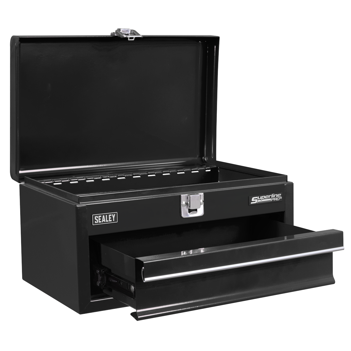 Superline PRO® Mini Toolbox with Drawer, Black (APMTB2)