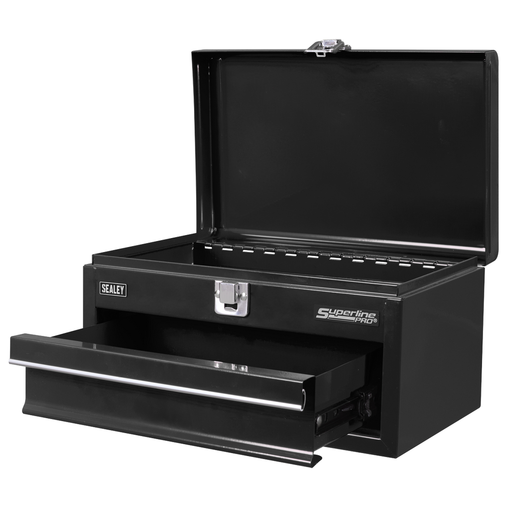 Superline PRO® Mini Toolbox with Drawer, Black (APMTB2)