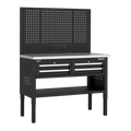 Superline PRO® Modular Workbench with 4 Drawers Stainless St