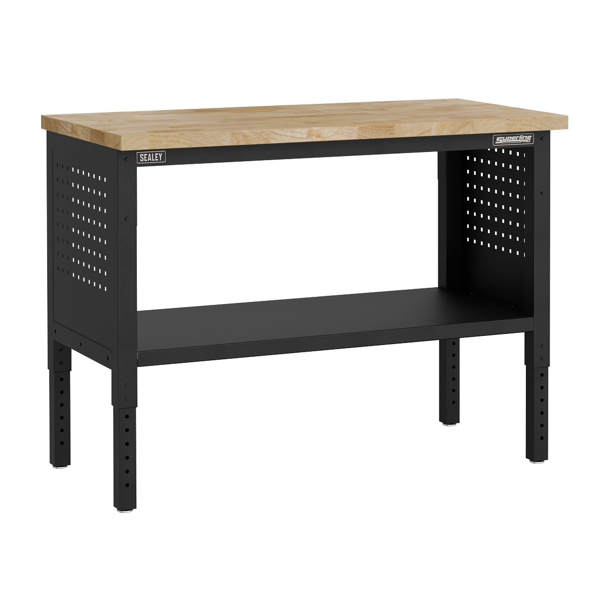 Superline PRO® Modular Workbench with Wooden Worktop 1265mm