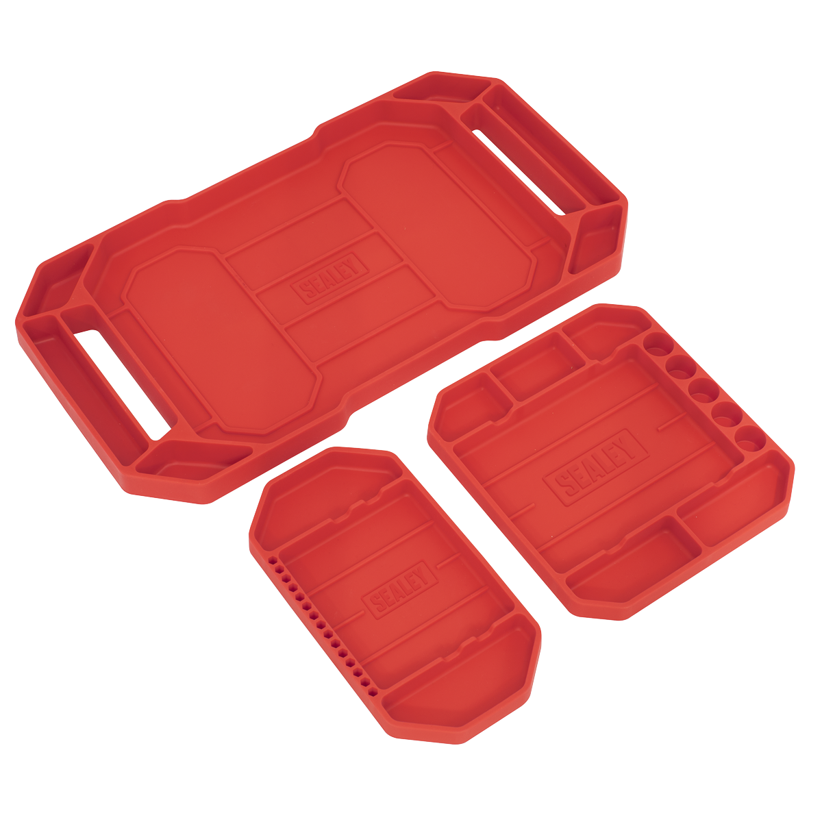 Non-Slip Flexible Tool Trays - Pack of 3