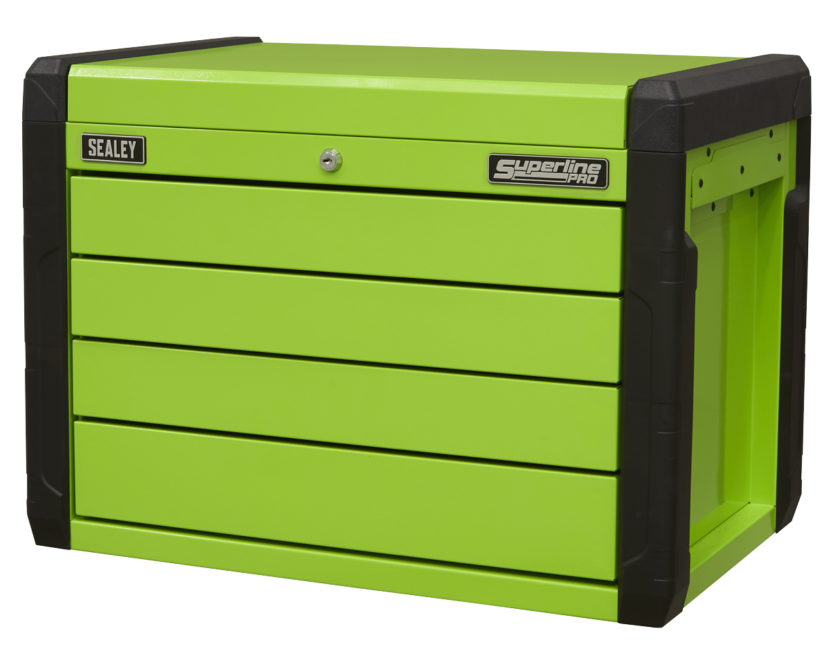 Superline PRO® Push-to-Open Topchest 4 Drawer - Green
