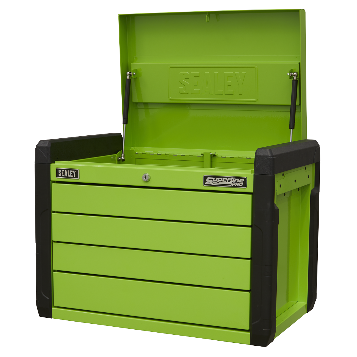 Superline PRO® Push-to-Open Topchest 4 Drawer - Green