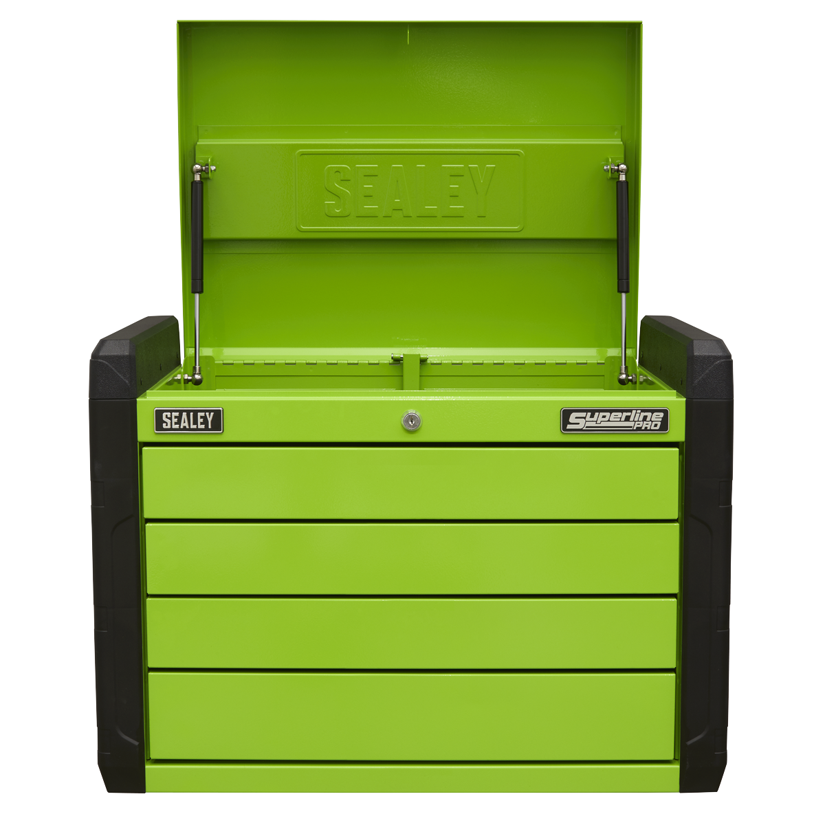 Superline PRO® Push-to-Open Topchest 4 Drawer - Green