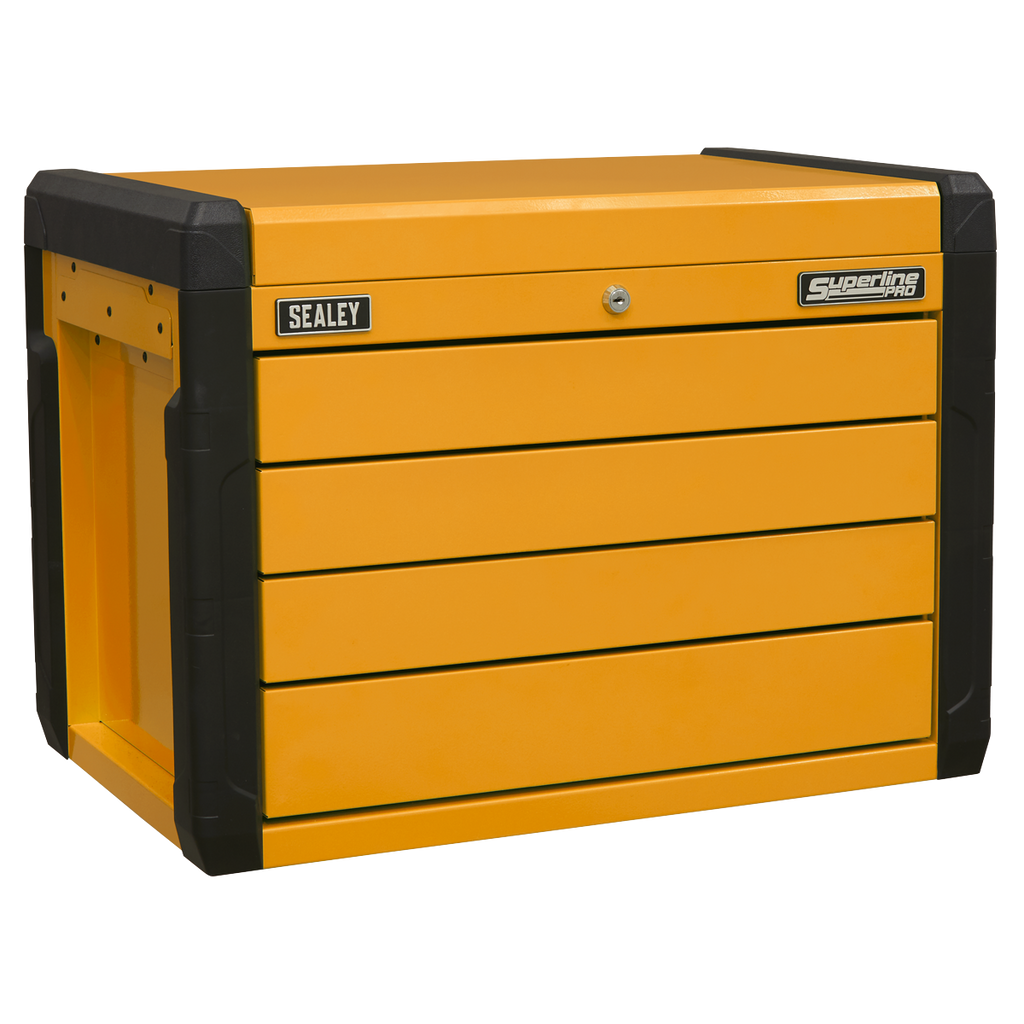 Superline PRO® Push-to-Open Topchest 4-Drawer - Orange